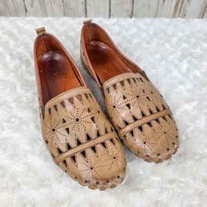 Spring Step Fusaro leather loafers Brown Size 9 Euro 40